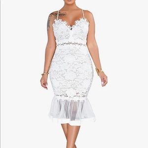 4xl white dress